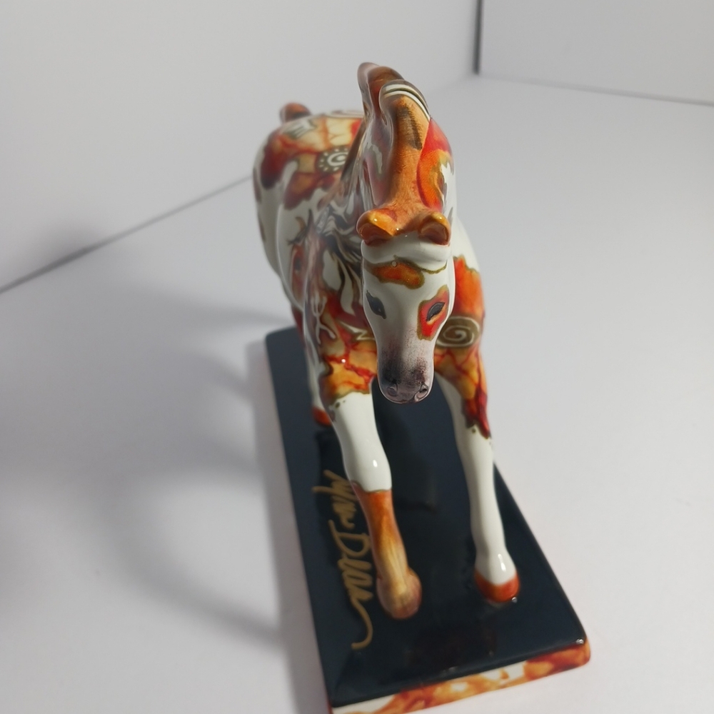 Trail of Painted Ponies 2009 Petroglyph Pony 12290 Signed Lynn Bean - Picture 6 of 8